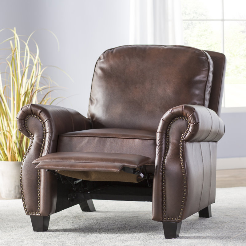 Three Posts™ Kettering Faux Leather Recliner & Reviews Wayfair